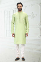 Traditional Linen Cotton kurta Pyjama