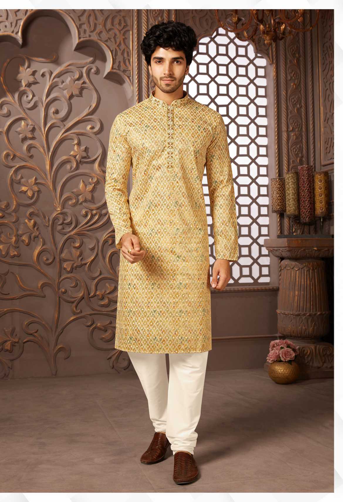 Latest Indo-westren Traditioanl and Wedding Kurta Pyjama