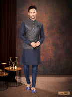 Traditional Kurta Pyjama With Jacket