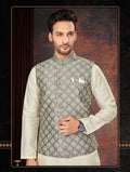 Traditional Kurta Pyjama With Jacket