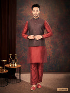 Traditional Kurta Pyjama With Jacket