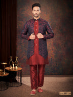 Traditional Kurta Pyjama With Jacket