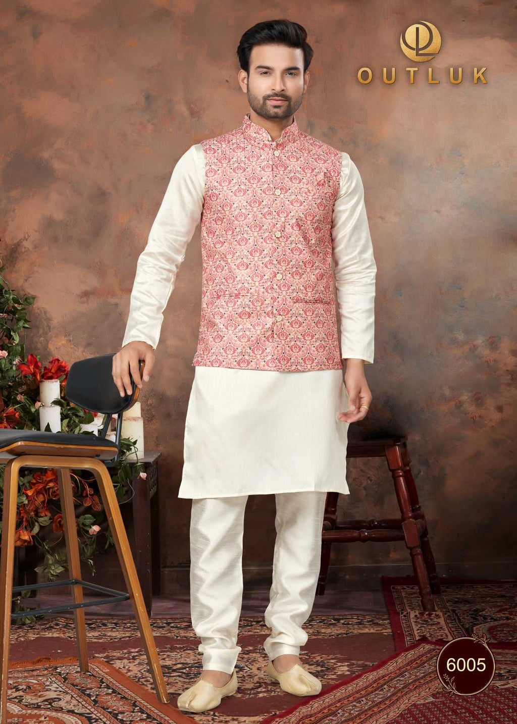 Kurta Payjama With Modi Jacket