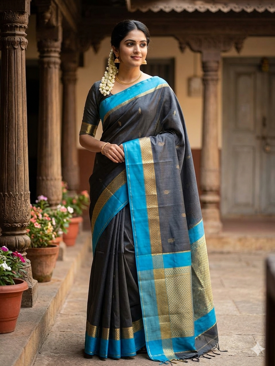 Pure Mysore Silk Saree.