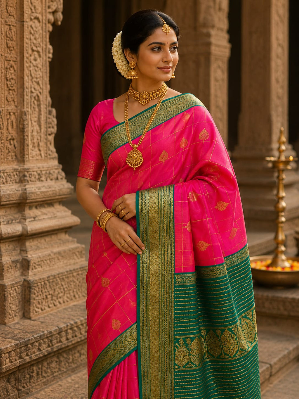 Half Silk Saree