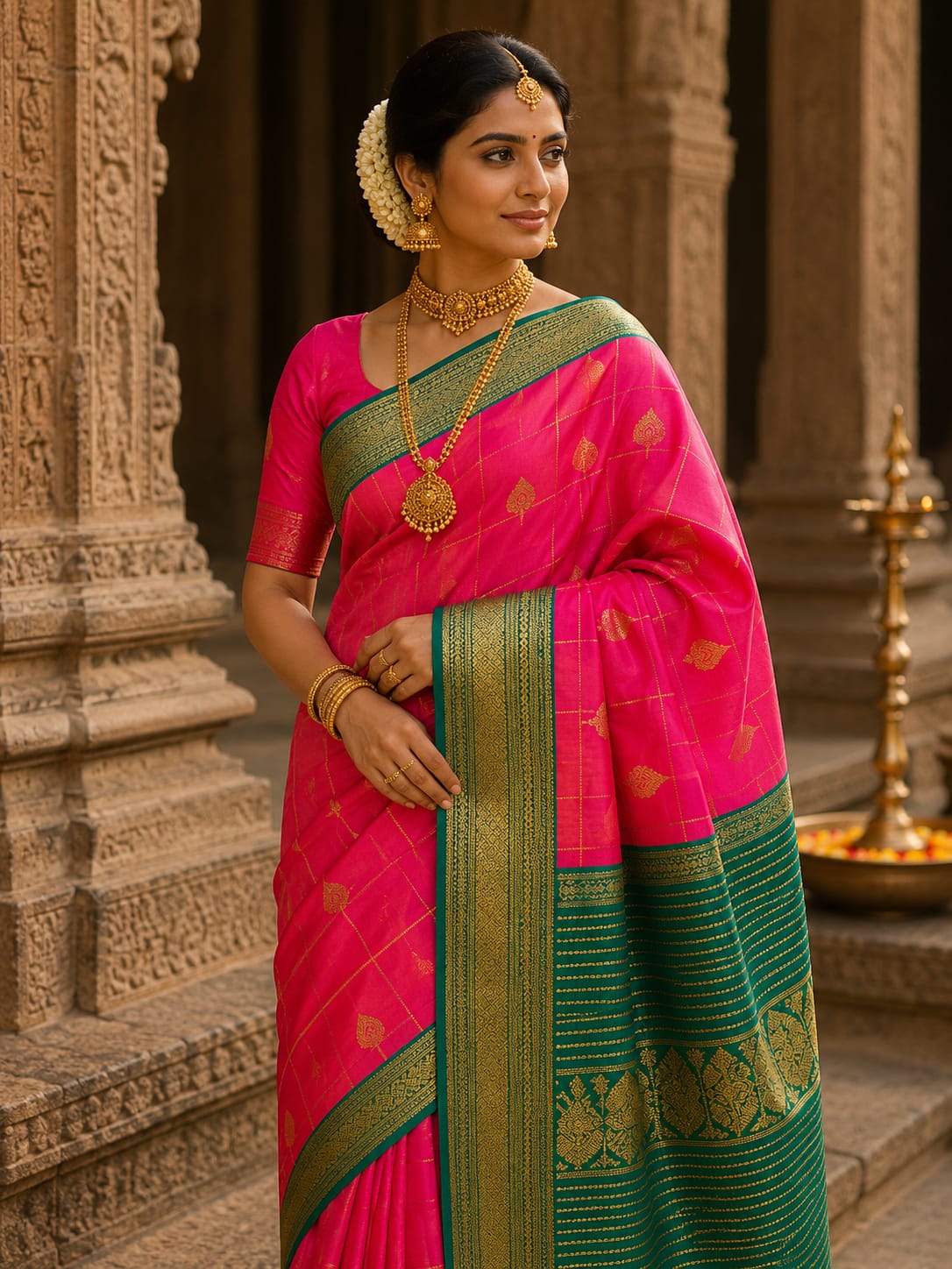 Half Silk Saree