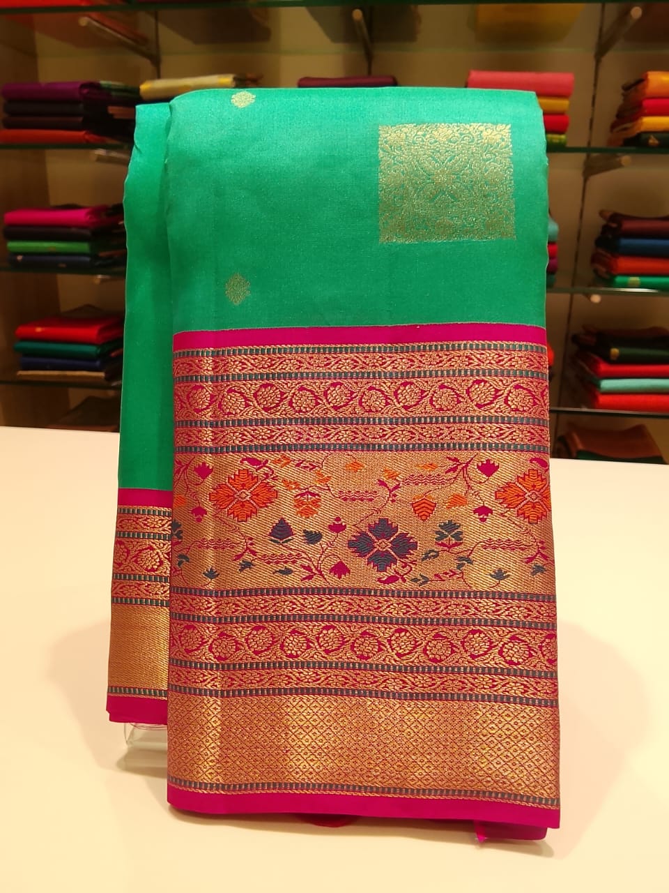 Pure Mysore Silk Saree.