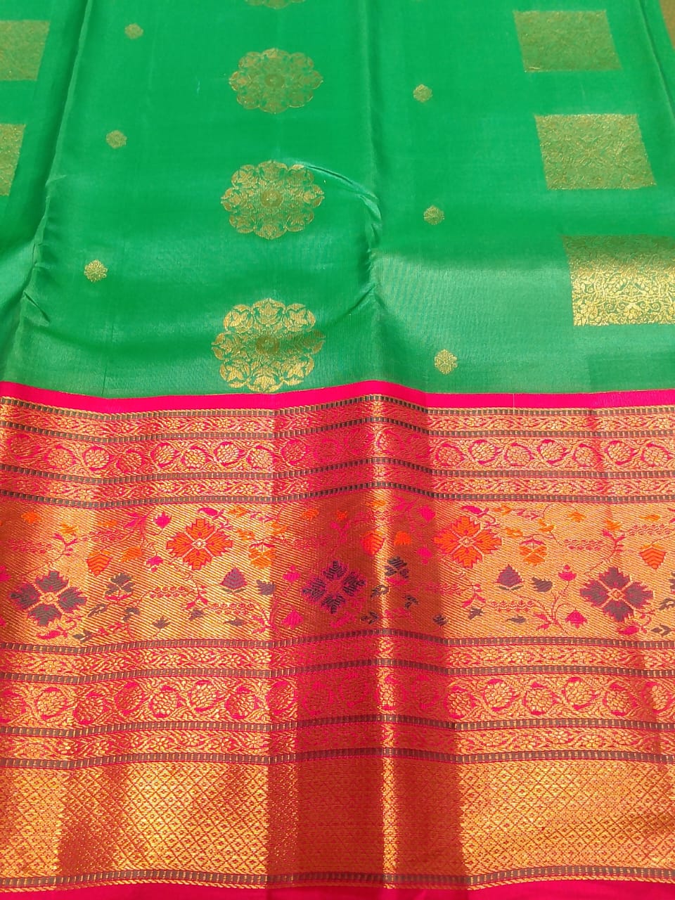 Pure Mysore Silk Saree.