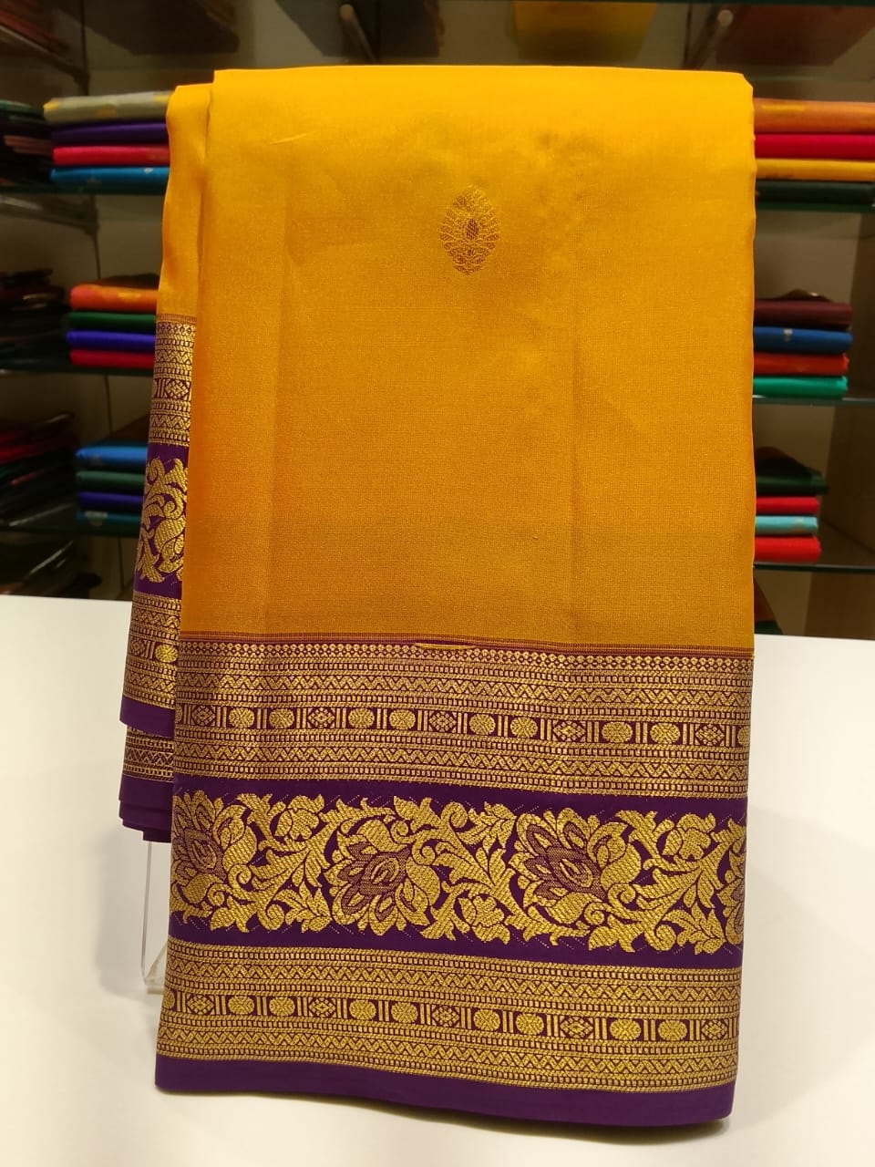 Pure Mysore Silk Saree.