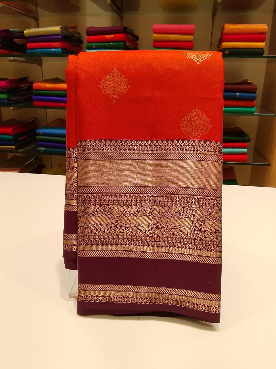 Pure Mysore Silk Saree.