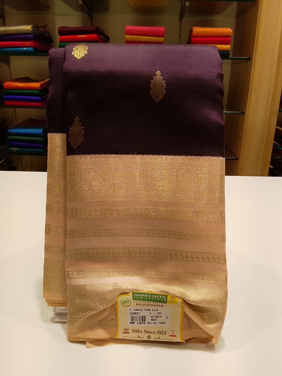 Pure Mysore Silk Saree.