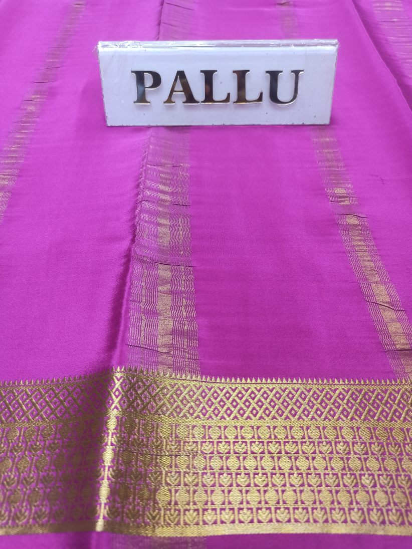Pure Mysore Silk Saree