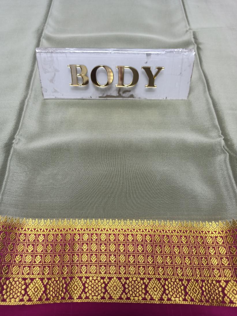 Pure Mysore Silk Saree