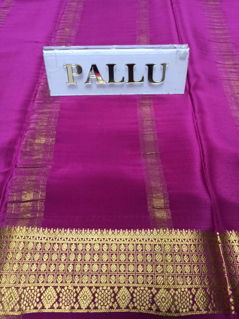 Pure Mysore Silk Saree