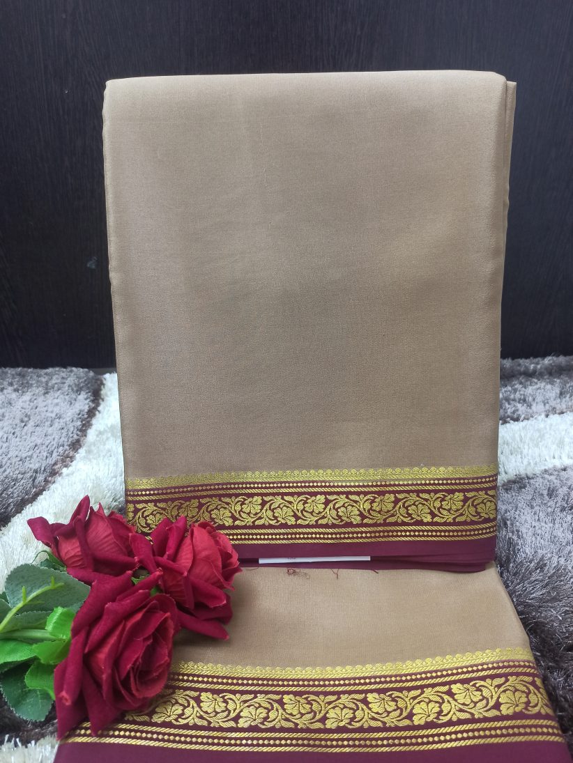 Pure Mysore Silk Crape Sarees