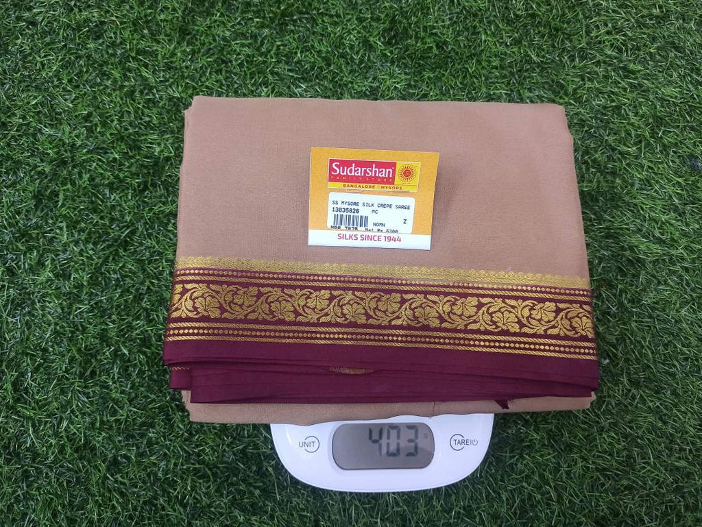 Pure Mysore Silk Crape Sarees