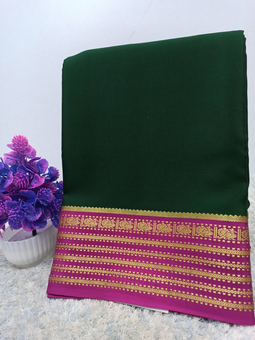 Pure Mysore Silk Crape Saree