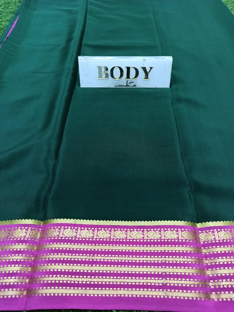 Pure Mysore Silk Crape Saree