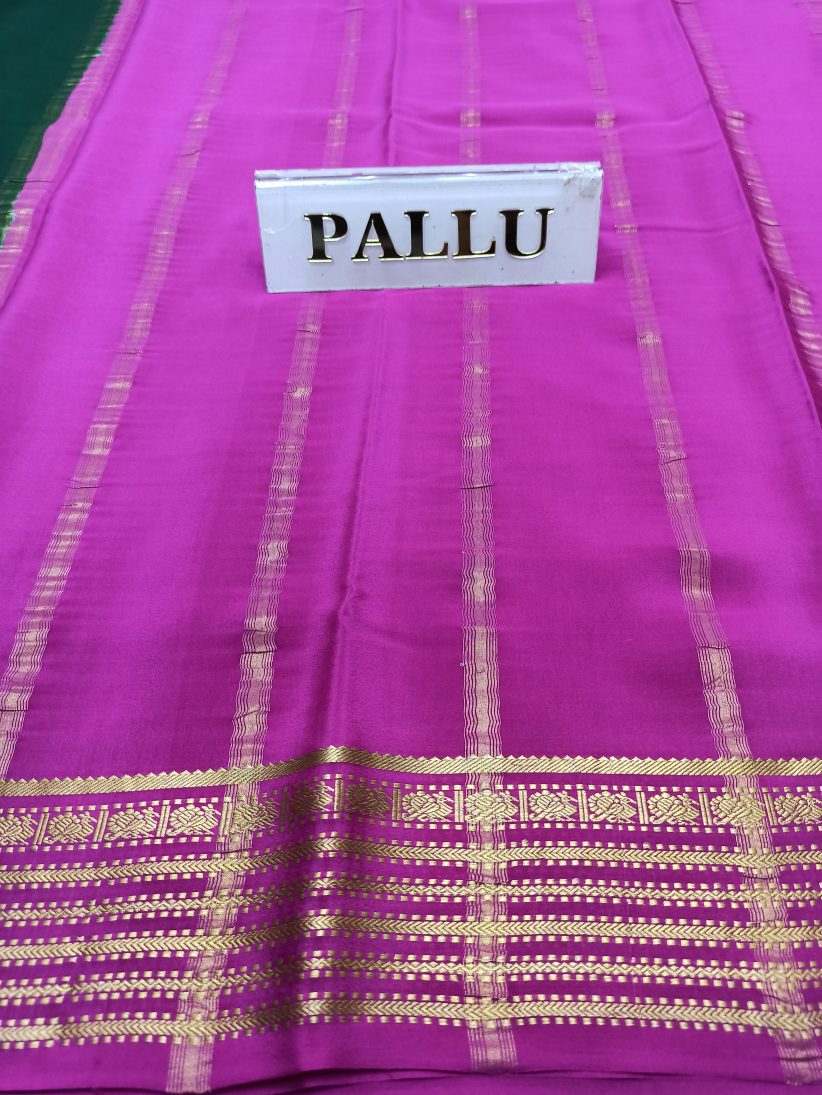 Pure Mysore Silk Crape Saree