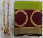 Pure Mysore Silk Crape Sarees