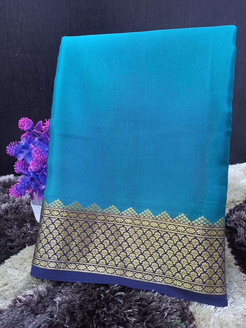 Pure Mysore Silk Crape Saree