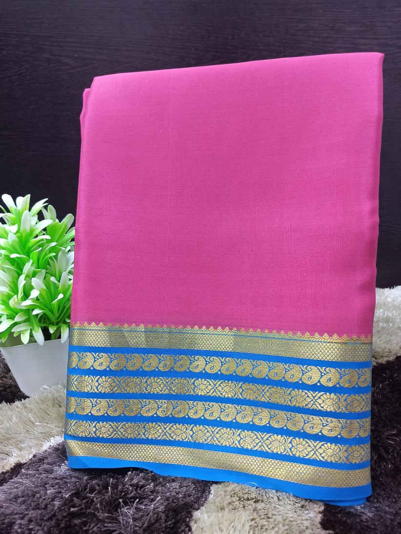 Pure Mysore Silk Crape Saree