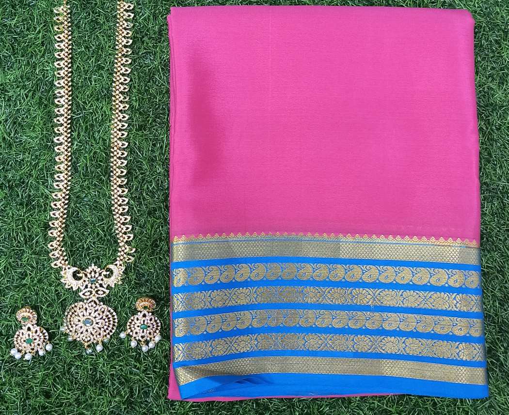 Pure Mysore Silk Crape Saree
