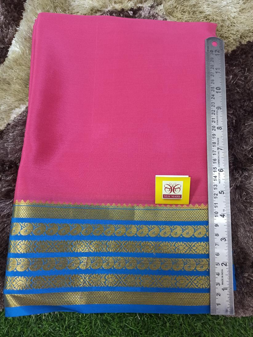 Pure Mysore Silk Crape Saree