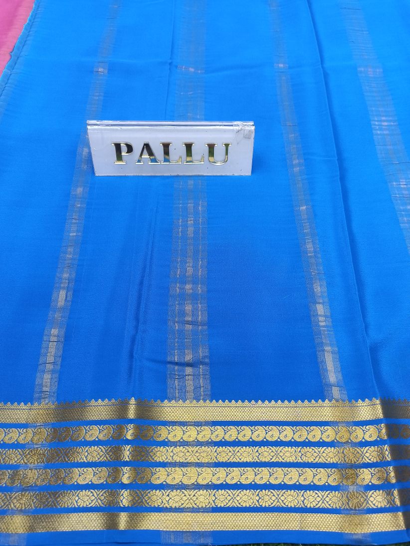 Pure Mysore Silk Crape Saree