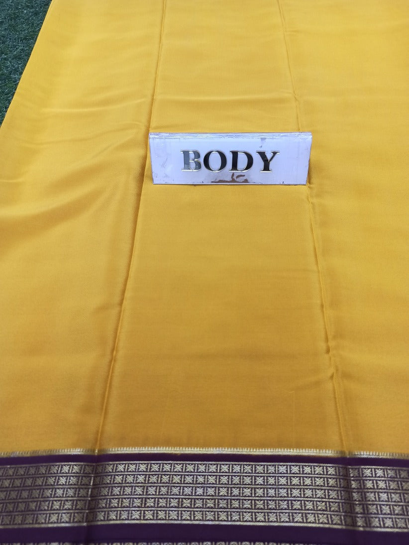 Pure Mysore Silk Crape Saree