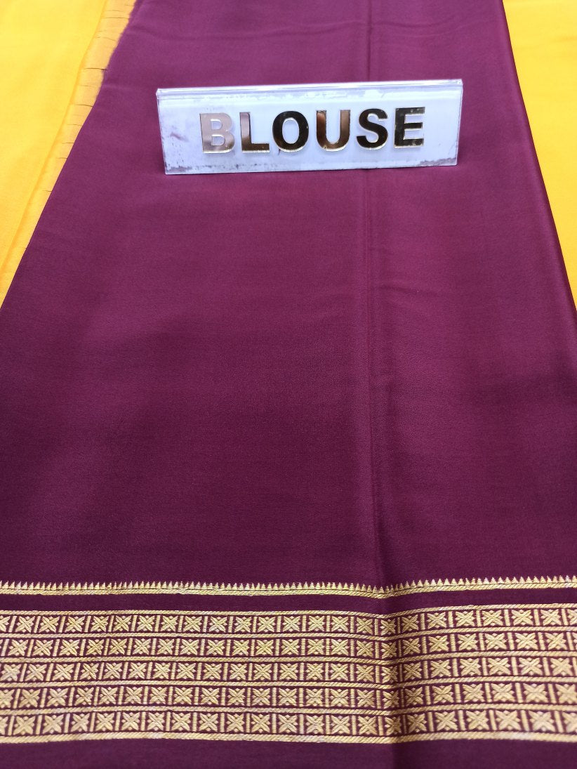 Pure Mysore Silk Crape Saree