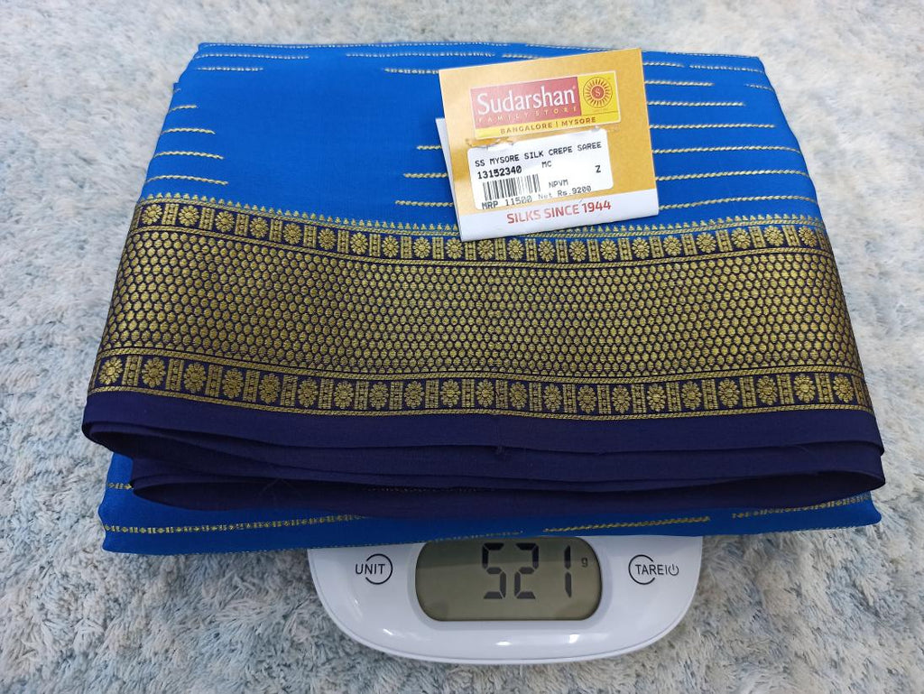 Pure Mysore Silk Crape Saree