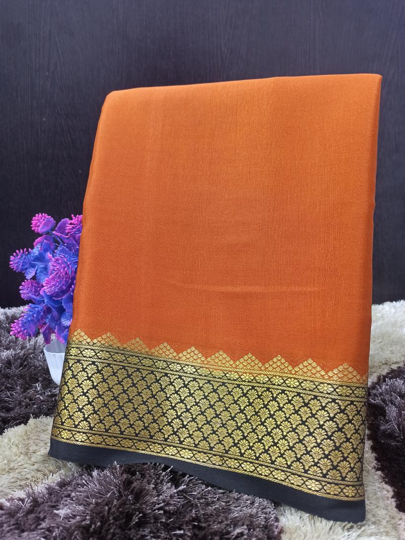 Pure Mysore Silk Crape Saree
