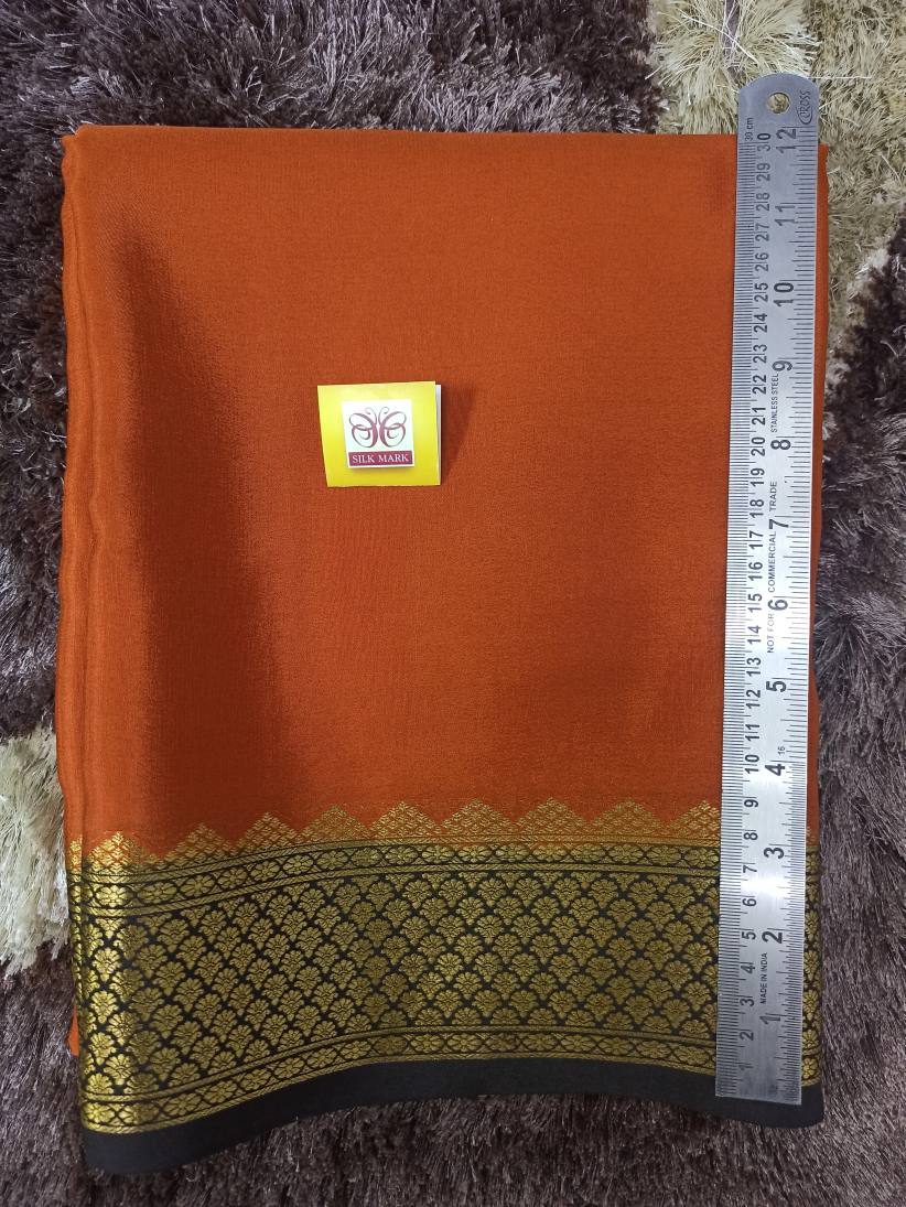 Pure Mysore Silk Crape Saree