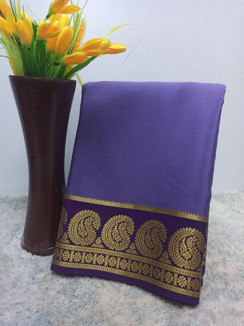 Pure Mysore Silk Crape Sarees