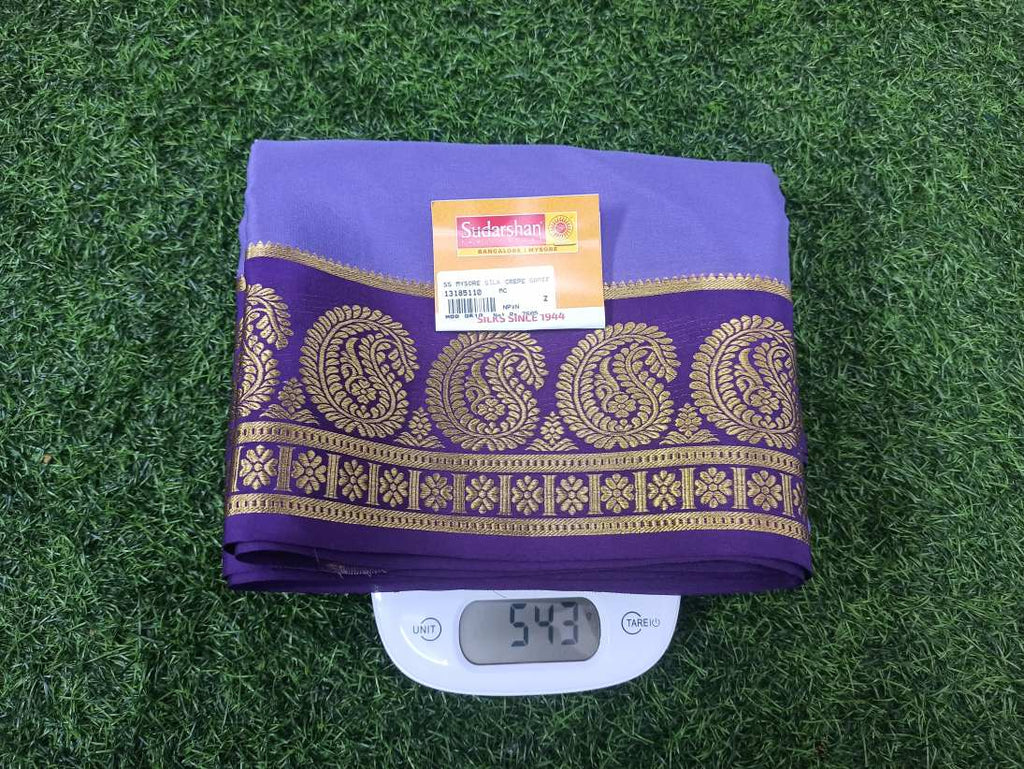Pure Mysore Silk Crape Sarees