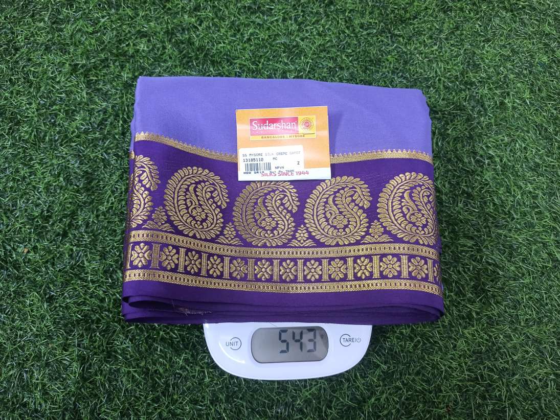 Pure Mysore Silk Crape Sarees