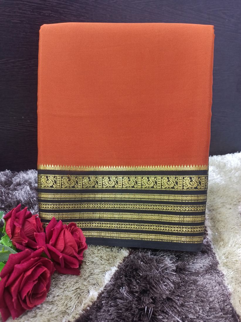 Pure Mysore Silk Crape Sarees