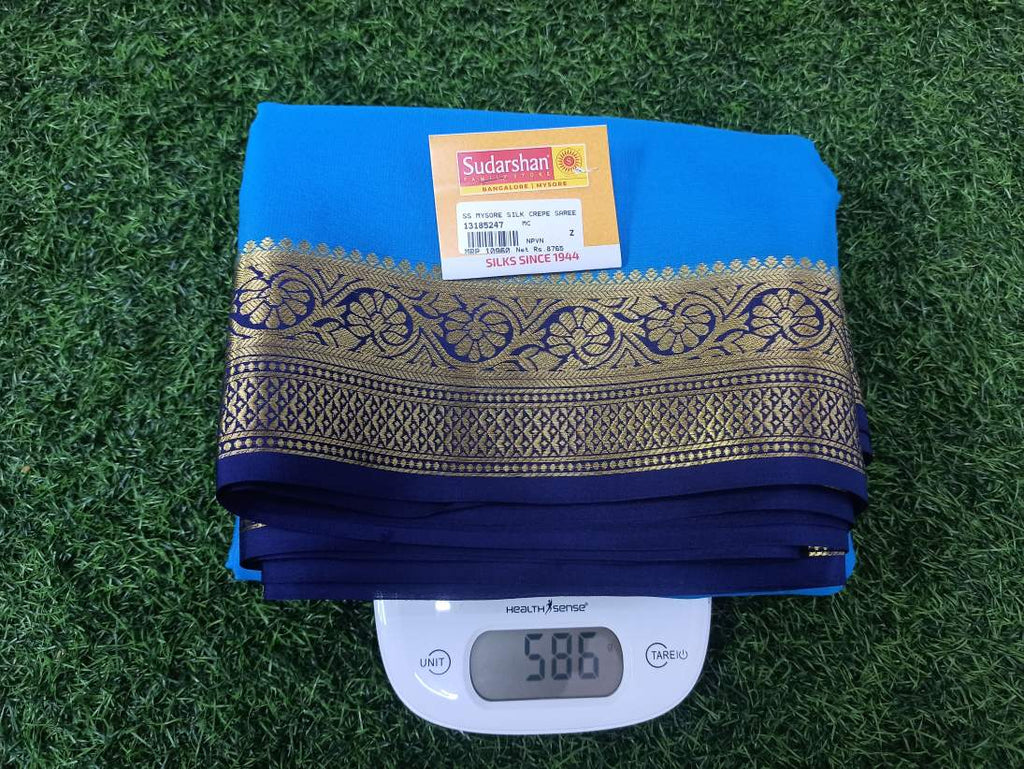 Pure Mysore Silk Crape Sarees