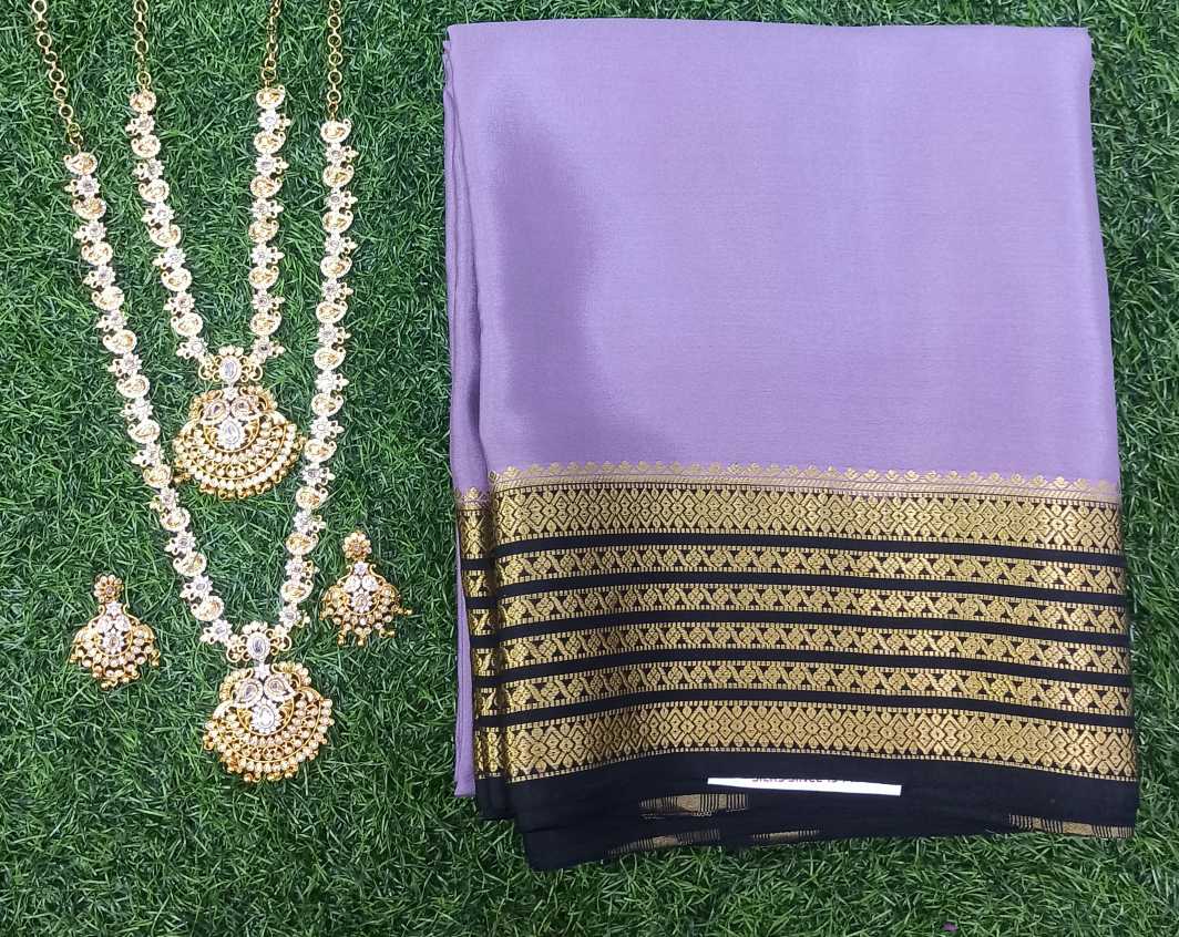 Pure Mysore Silk Crape Sarees