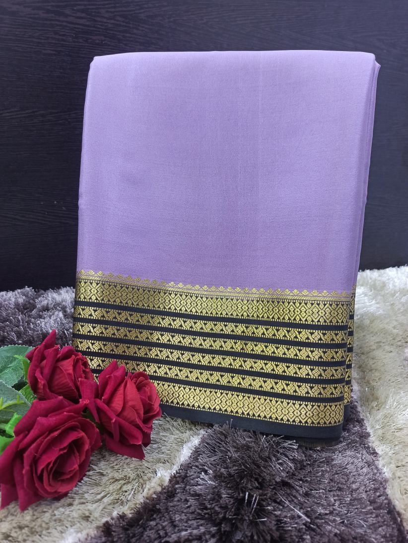 Pure Mysore Silk Crape Sarees