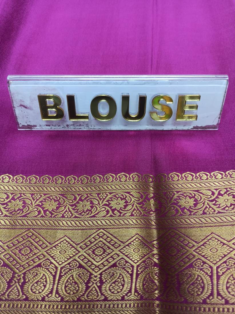 Pure Mysore Silk Saree