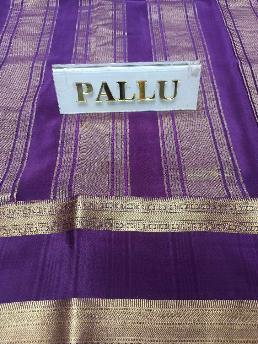 Pure Mysore Silk Saree