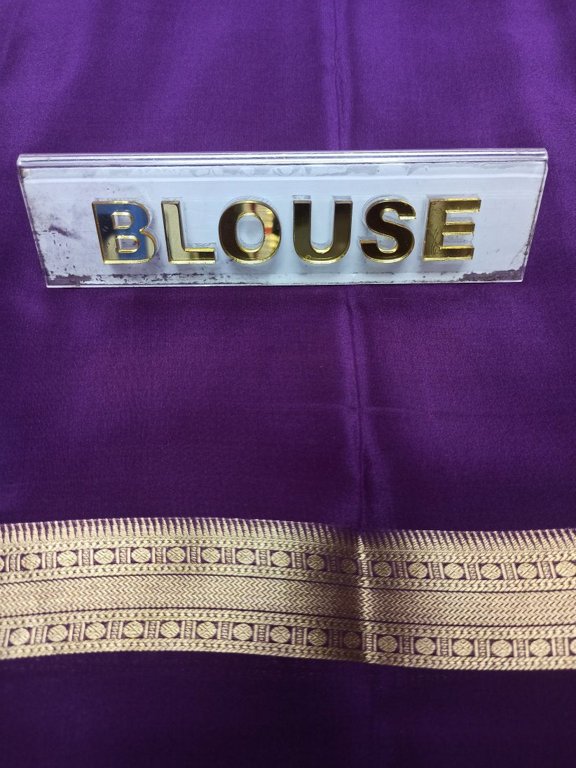 Pure Mysore Silk Saree