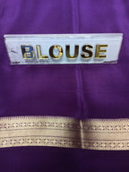 Pure Mysore Silk Saree