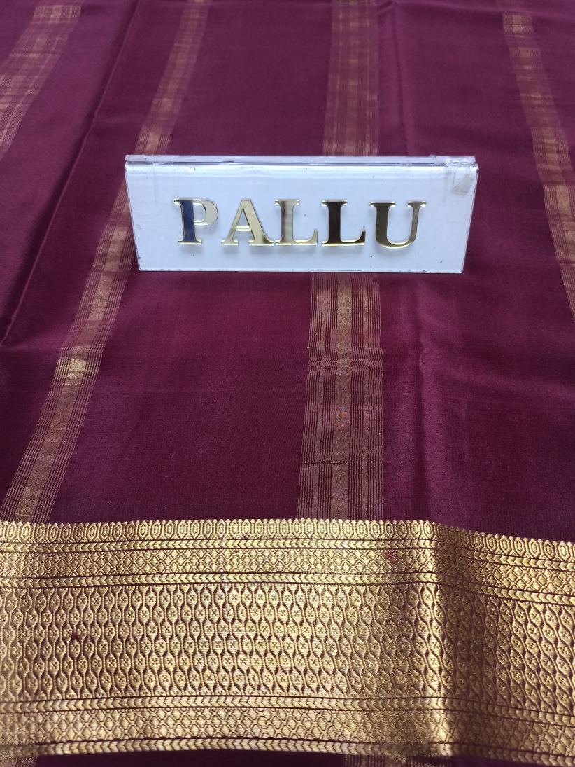 Pure Mysore Silk Saree