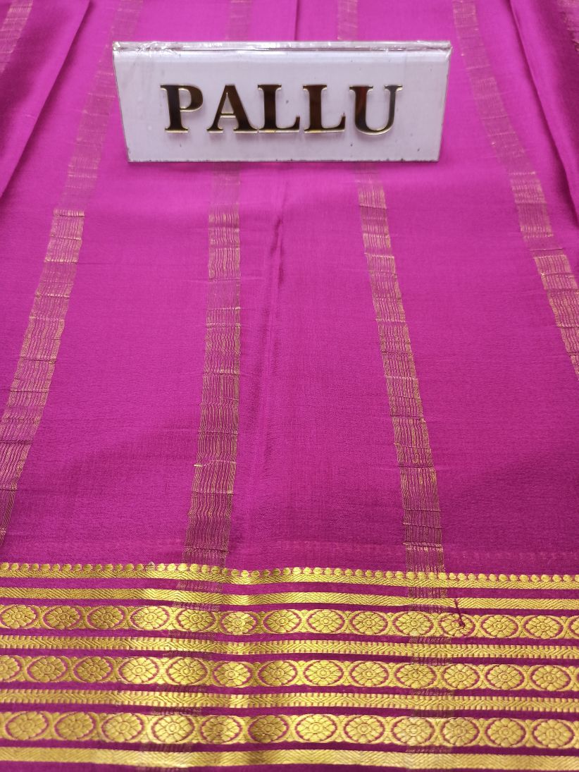 Pure Mysore Silk Saree (60gms)