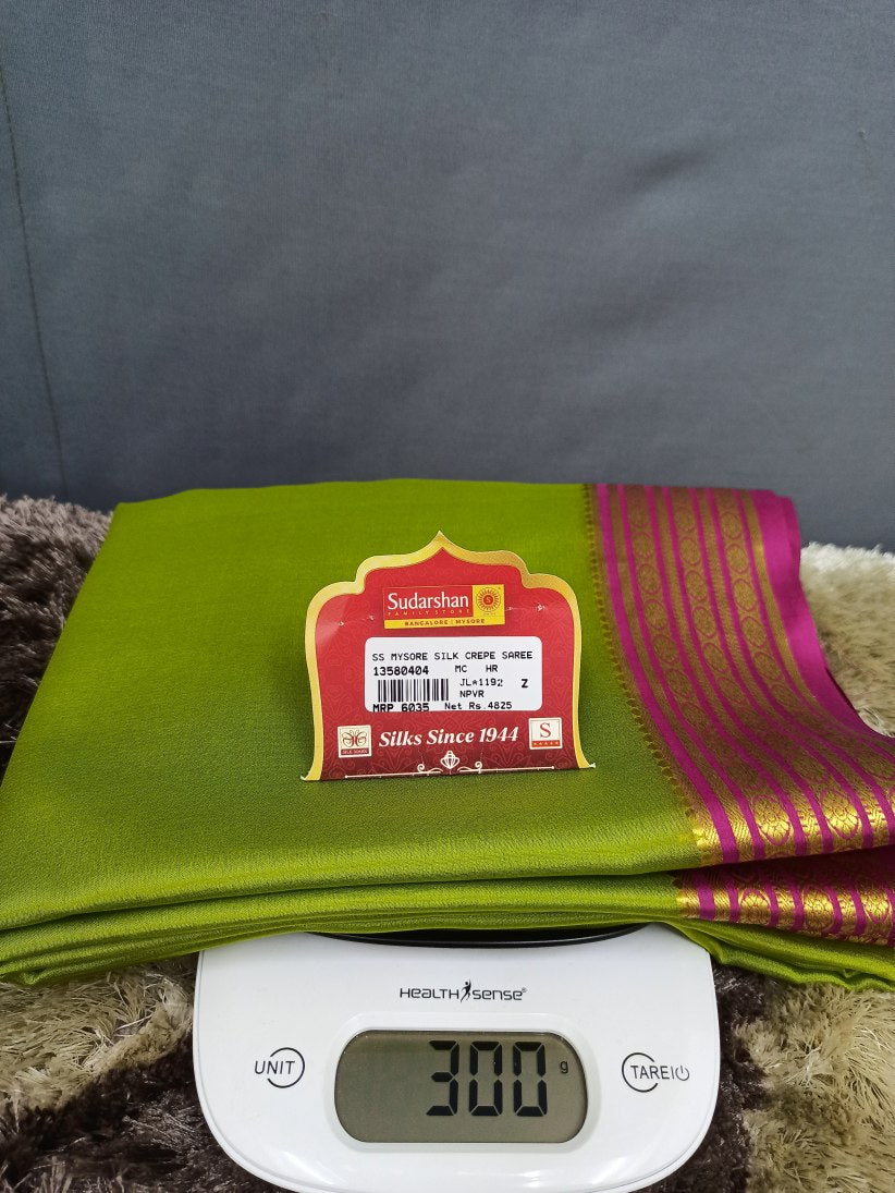 Pure Mysore Silk Saree (60gms)