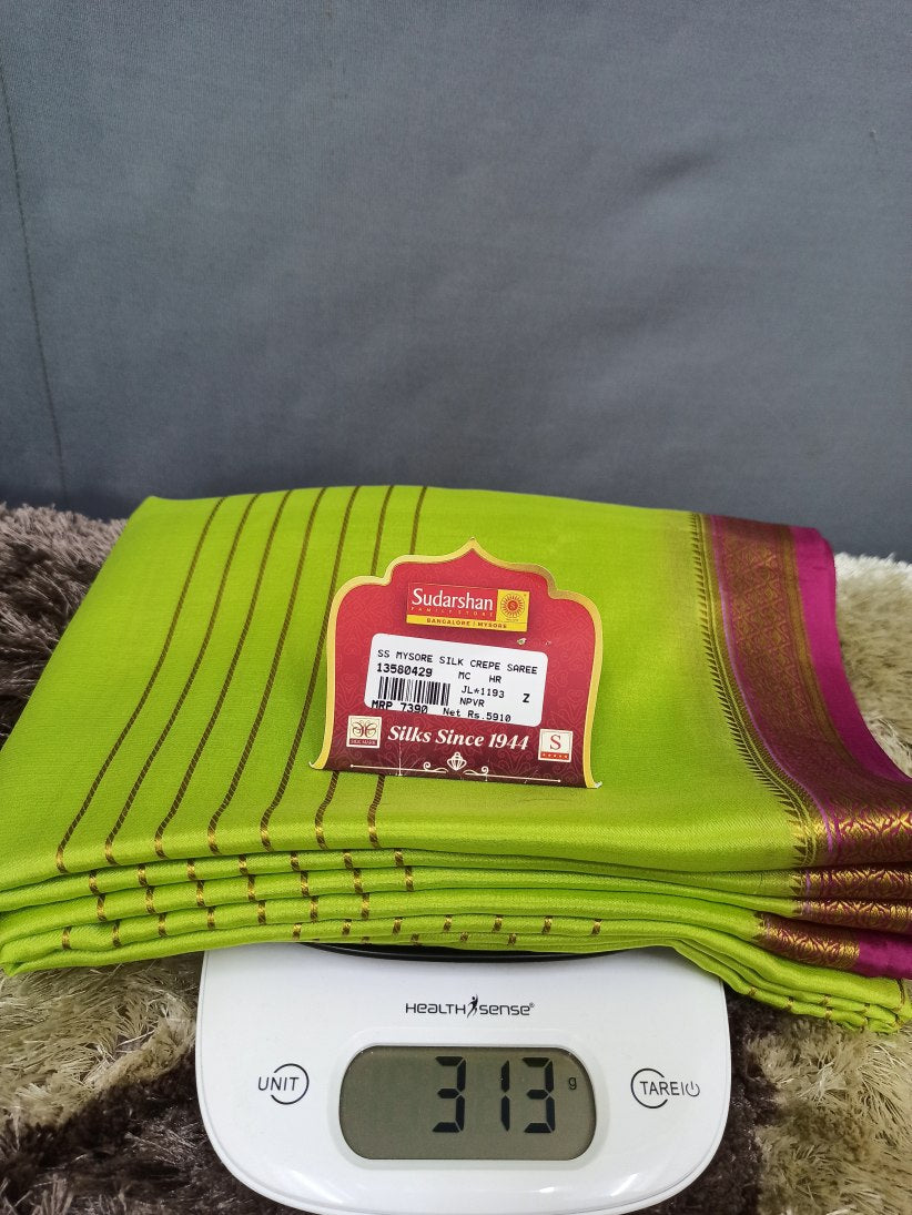 Pure Mysore Silk Saree (60gms)