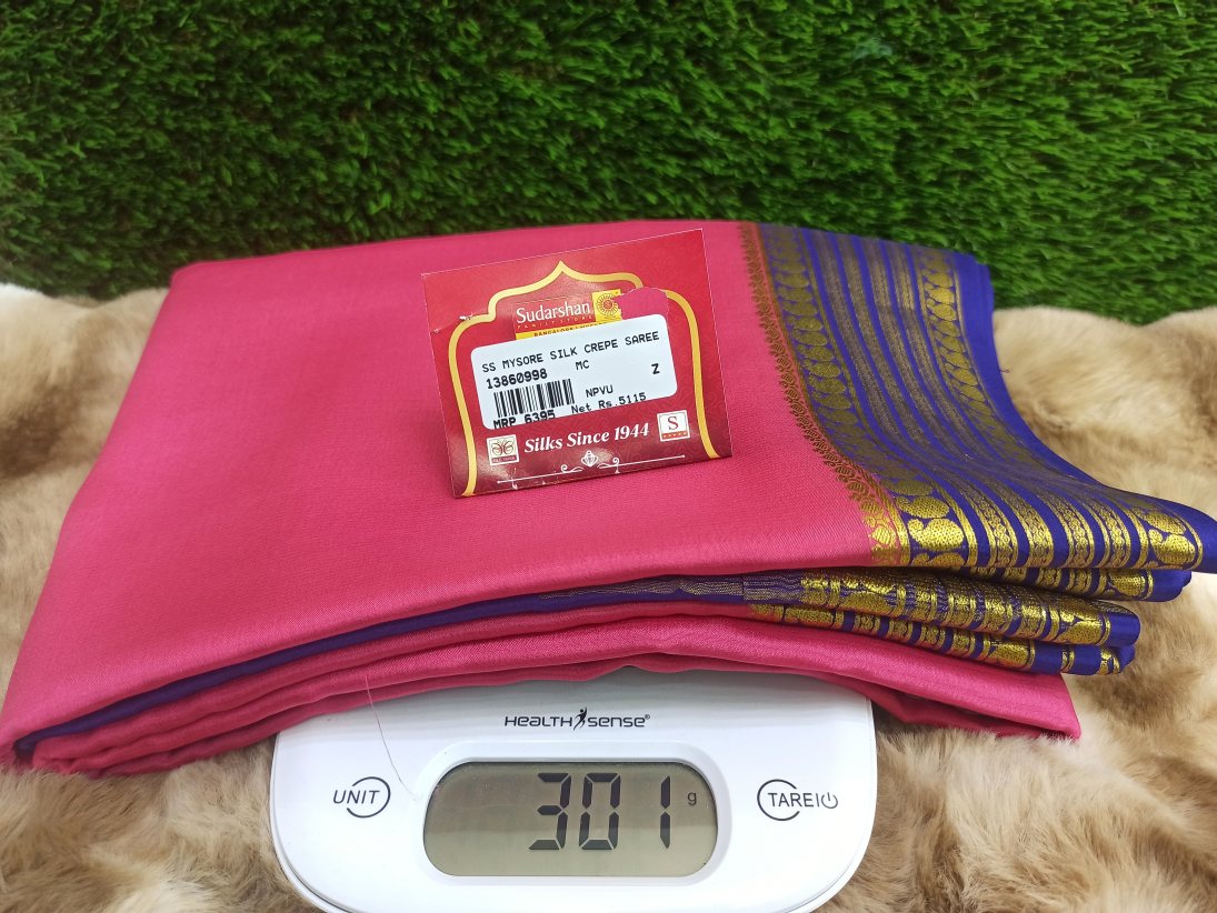 Pure Mysore Silk Saree